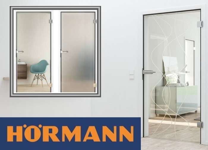 Новая продукция Hormann 2021: стеклянные межкомнатные двери с улучшенной звукоизоляцией
