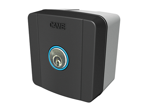Купить ключ-выключатель накладной CAME SELC1FDG с синей подсветкой с доставкой и установкой в Армавире