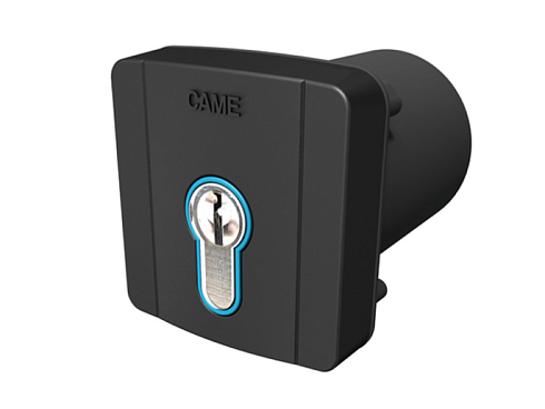 Купить Встраиваемый ключ-выключатель CAME SELD2FDG с цилиндром замка DIN и синей подсветко с доставкой и установкой в Армавире