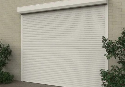 Рулонные гаражные ворота Алютех Prestige с алюминиевым профилем AR/555N и автоматическим управлением с доставкой в Армавире 