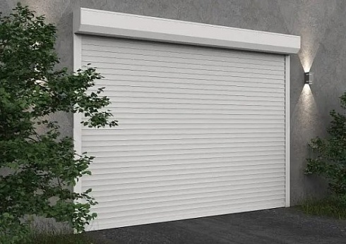 Автоматические рулонные ворота для гаража серии Алютех Prestige с алюминиевым профилем AR/555N с доставкой в Армавире 