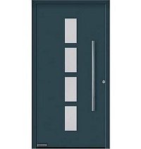 Двери входные алюминиевые  ThermoPlan Hybrid Hormann – Мотив 501 в Армавире