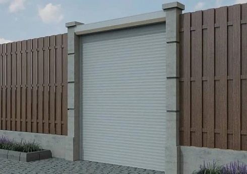 Рулонные ворота для въезда ALUTECH Trend 3100×4000 мм с доставкой в Армавире 